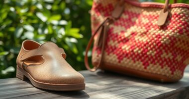 eco friendly bag and shoe accessories