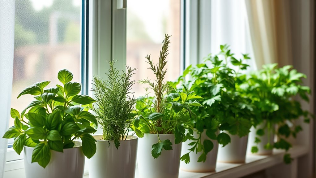 indoor hydroponic herb gardening