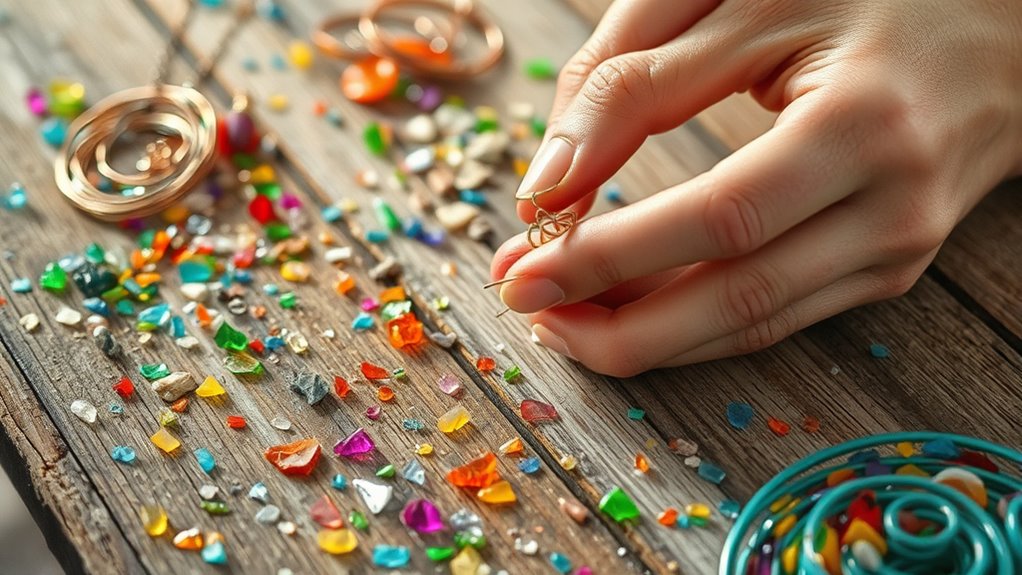 recycling materials into jewelry