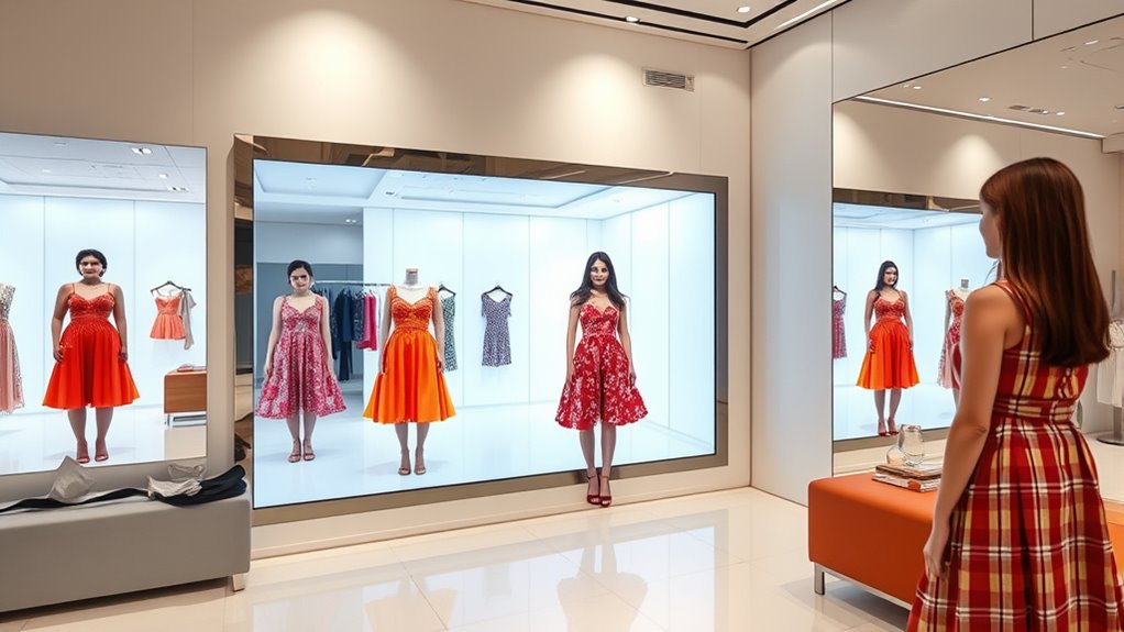virtual fitting rooms enhance online shopping
