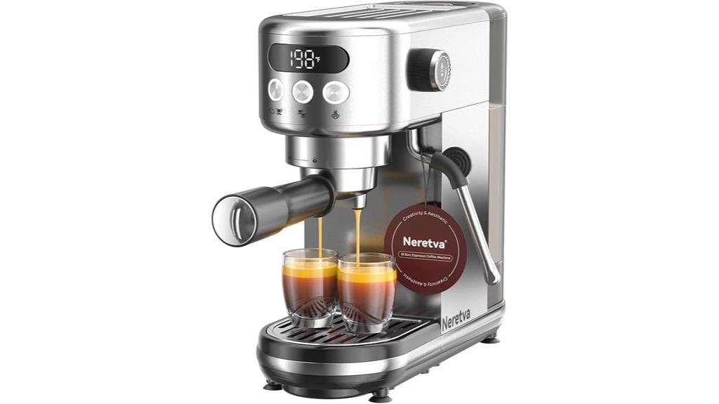 20 bar stainless steel espresso