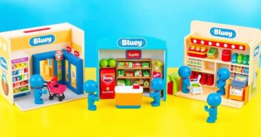 affordable bluey playsets