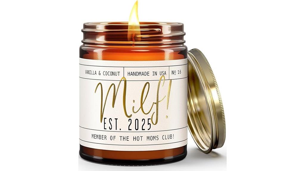 candle gift for new moms