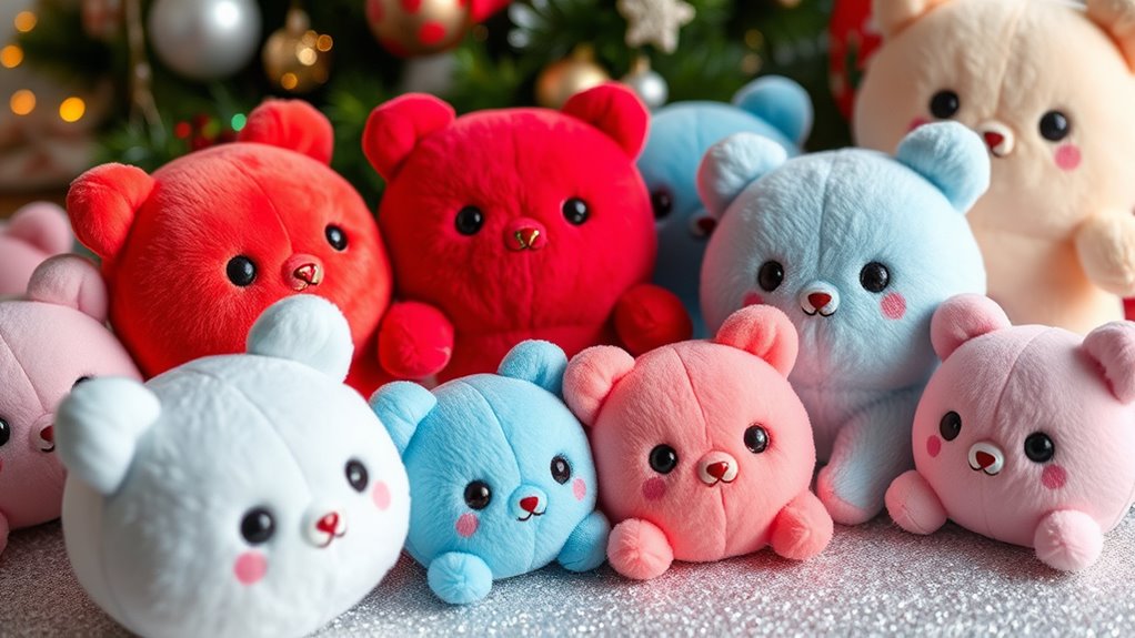 choosing festive cuddly collectibles