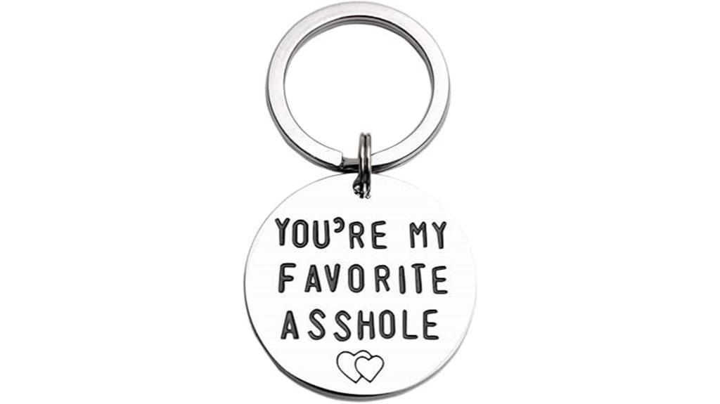 favorite asshole keychain