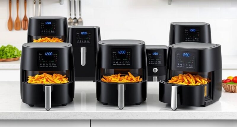 large family air fryers