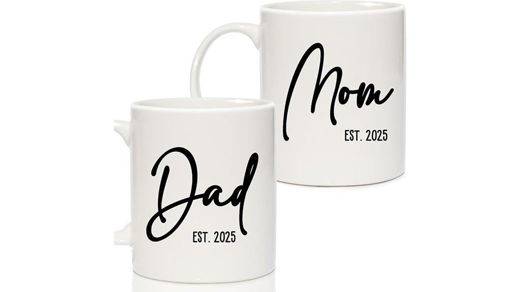 pregnancy couples mug gift