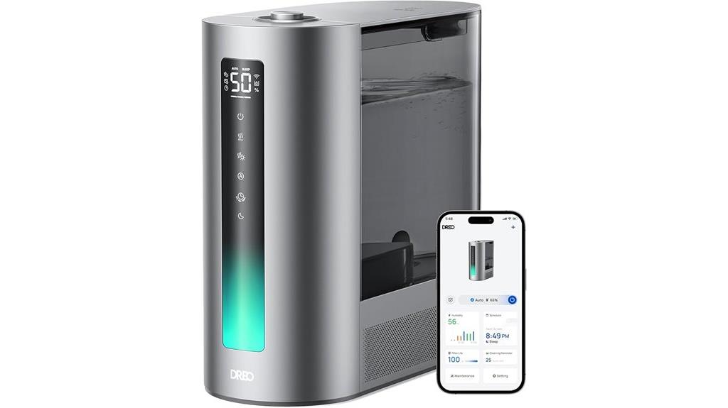 smart 6l bedroom humidifier