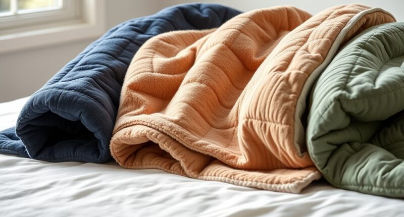 top anxiety relief weighted blankets
