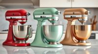 top kitchenaid mixer colors
