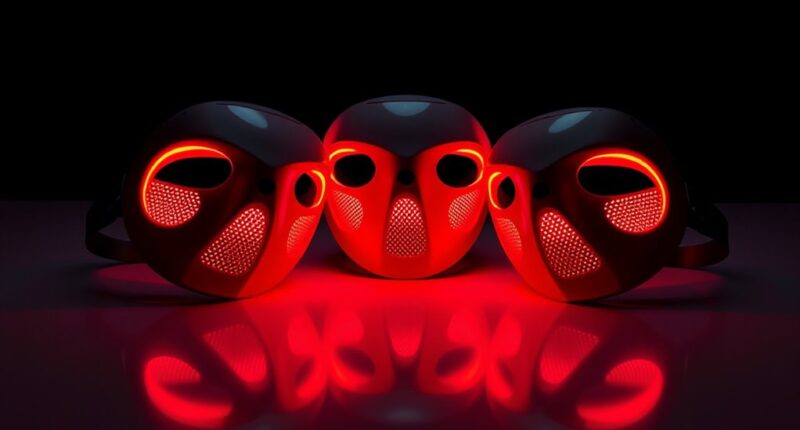 top red light masks 2025