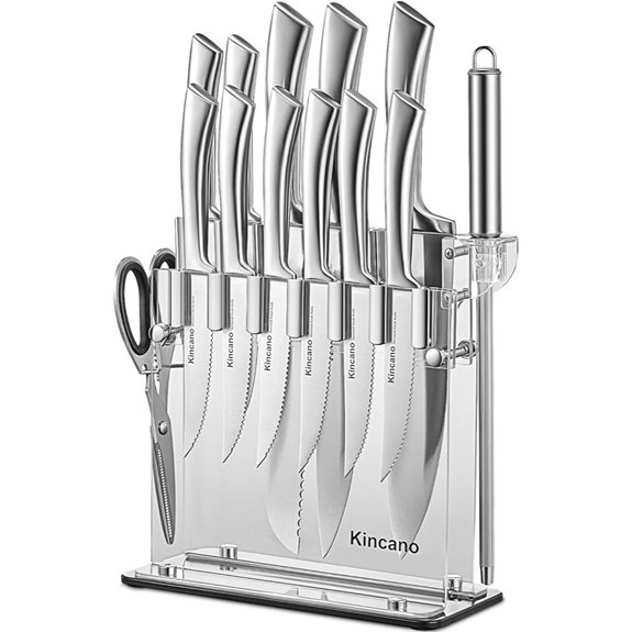 Kincano 14-Piece High Carbon Stainless Steel Knife Set