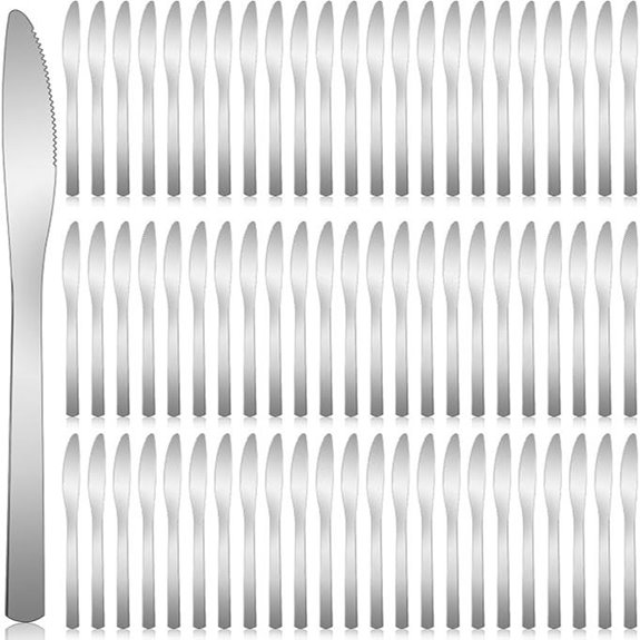 Gisafai 150 Stainless Steel Dinner Knives Set