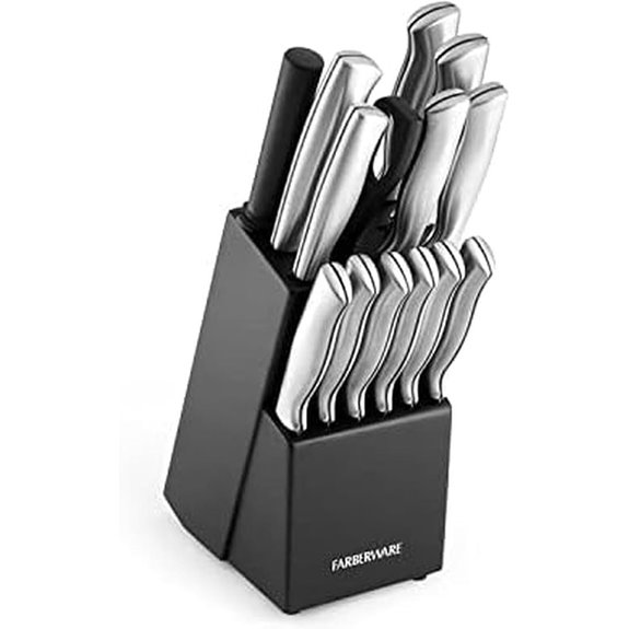 Farberware 15-Piece Knife Set with Wood Block