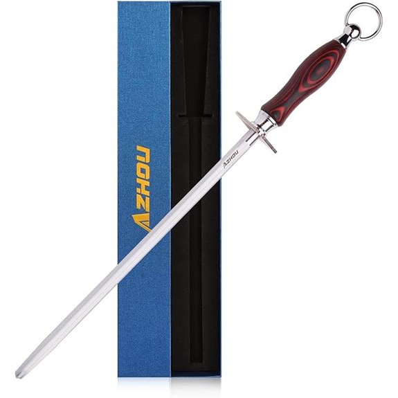 Azhou 12 Honing Rod High Carbon Steel Knife Sharpener