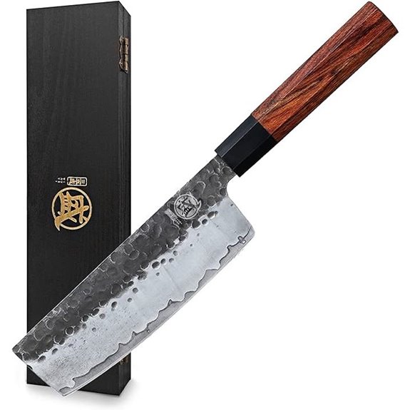 MITSUMOTO SAKARI 7-Inch Nakiri Japanese Chef Knife
