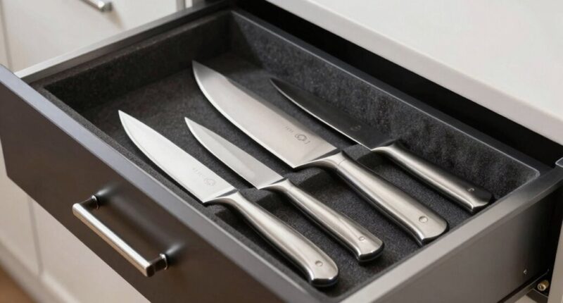 top in drawer knife organizers