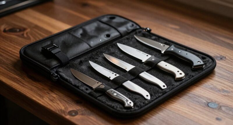 top travel knife storage options
