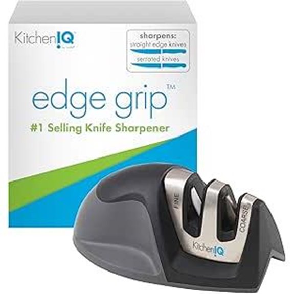 KitchenIQ Edge Grip 2-Stage Knife Sharpener