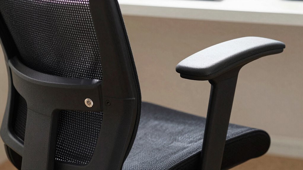 adjust armrests for comfort