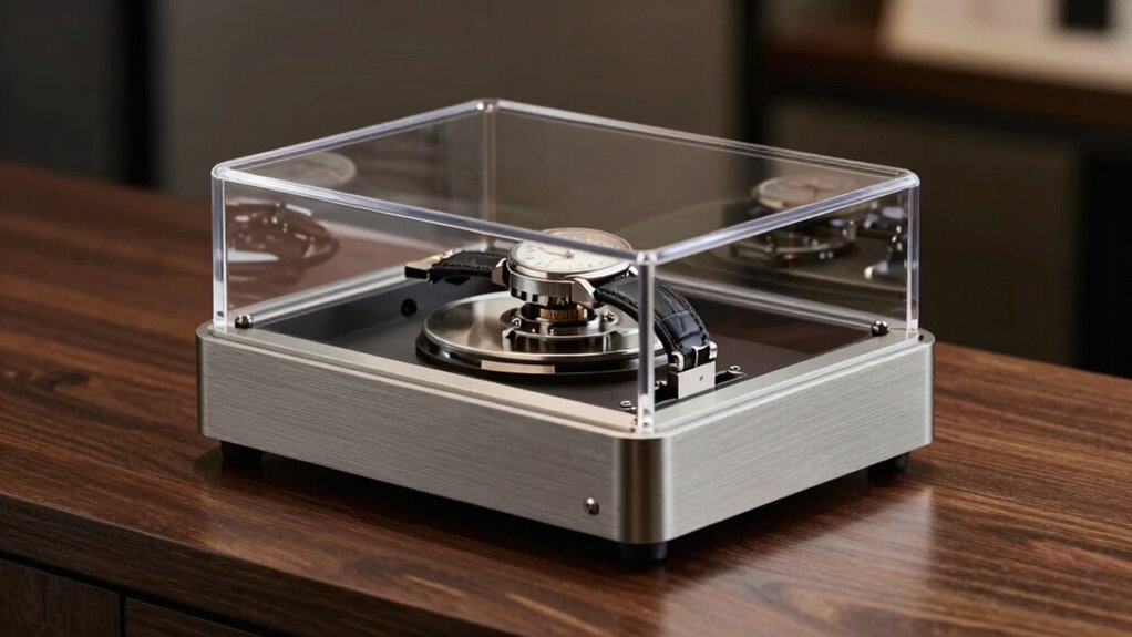 automated watch movement simulation