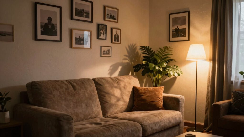 balanced small space lighting