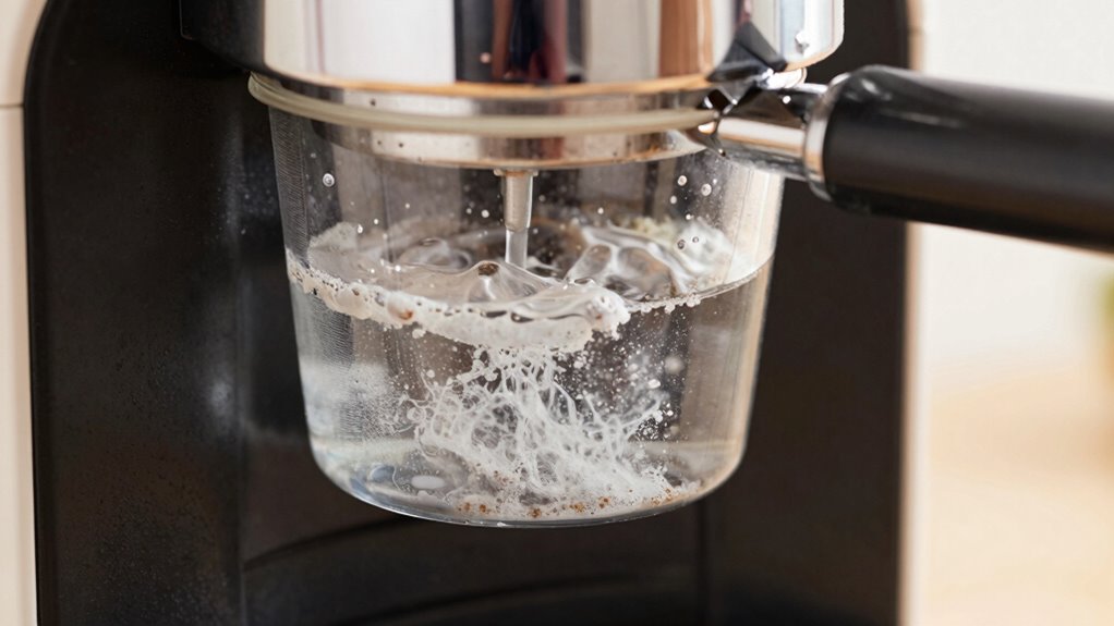 check for mineral buildup