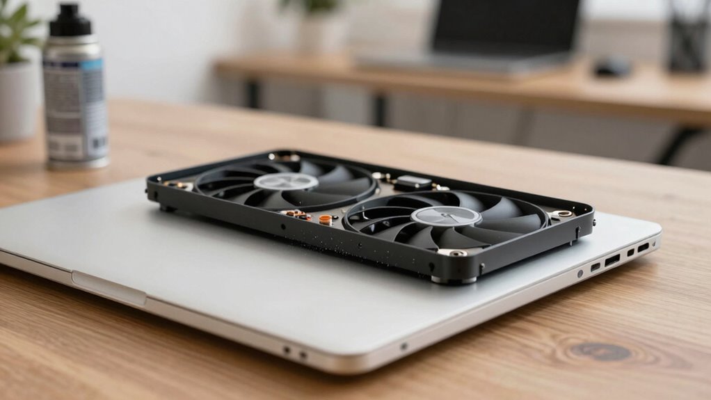 clean vents and ensure airflow