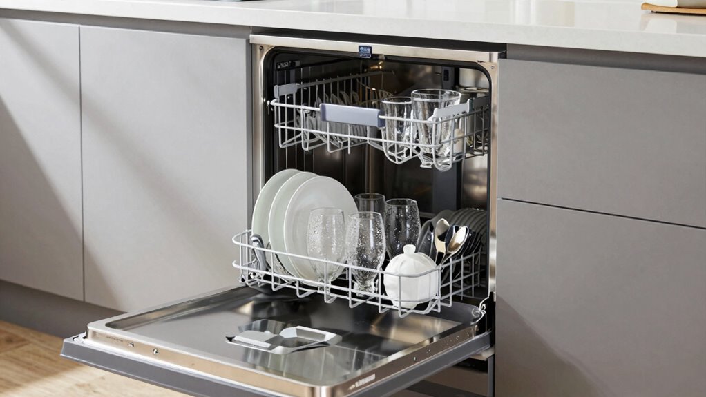 countertop dishwasher cleaning process