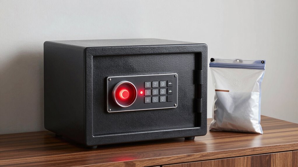 fireproof waterproof security features