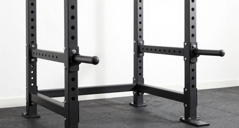 gym rack safety features