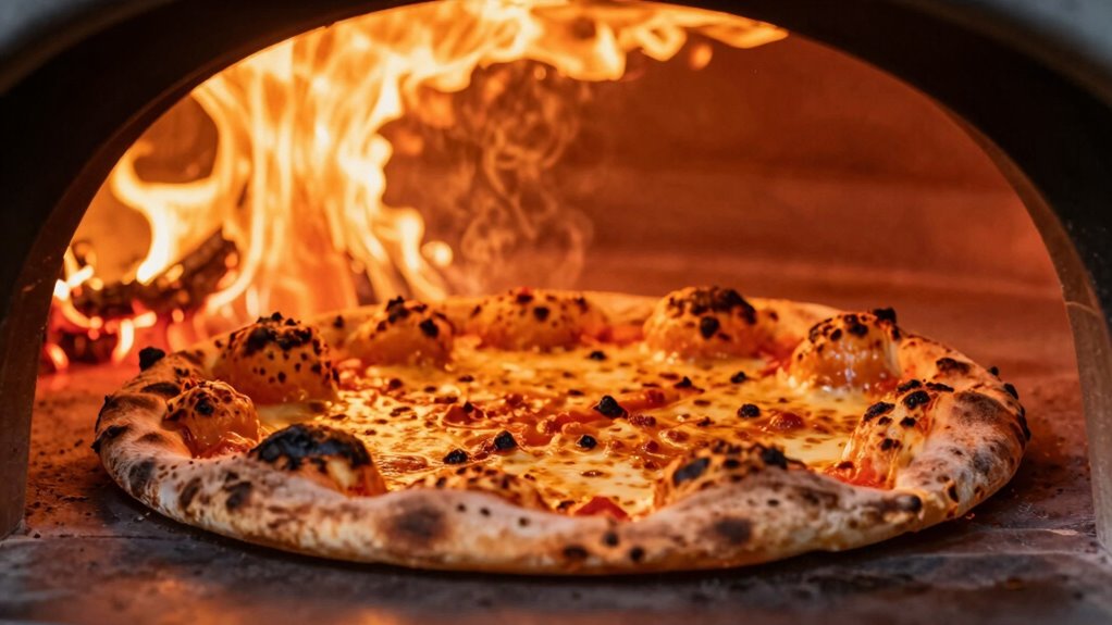 high heat enhances crust