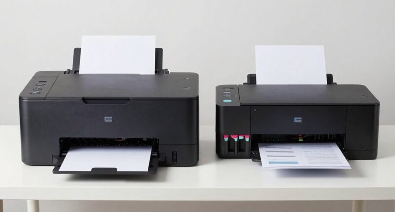 laser vs inkjet printers