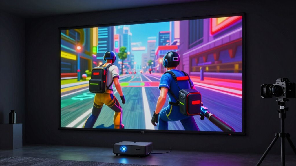 low latency gaming projector