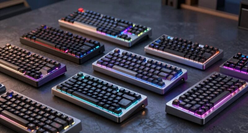 luxury aluminum mechanical keyboards