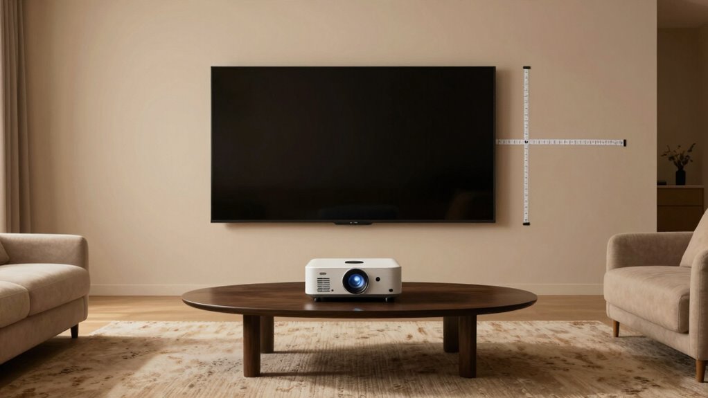 measure room and screen