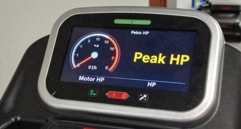 motor power vs peak