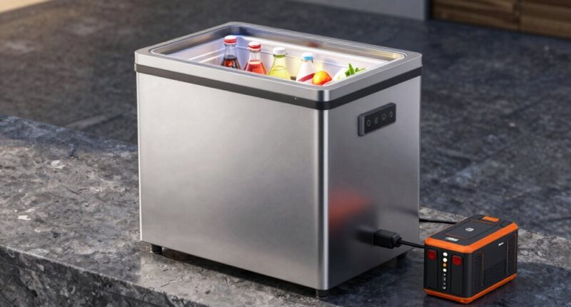 portable fridge power consumption