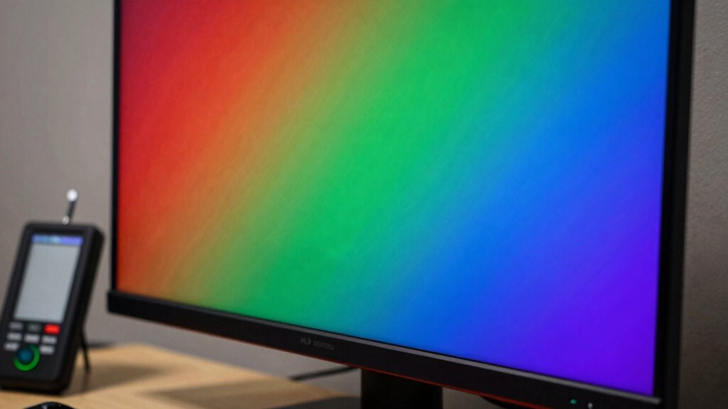 prepare monitor for accurate calibration