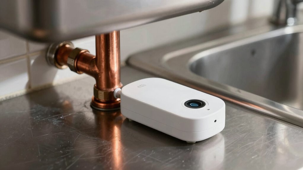 proper leak detector placement