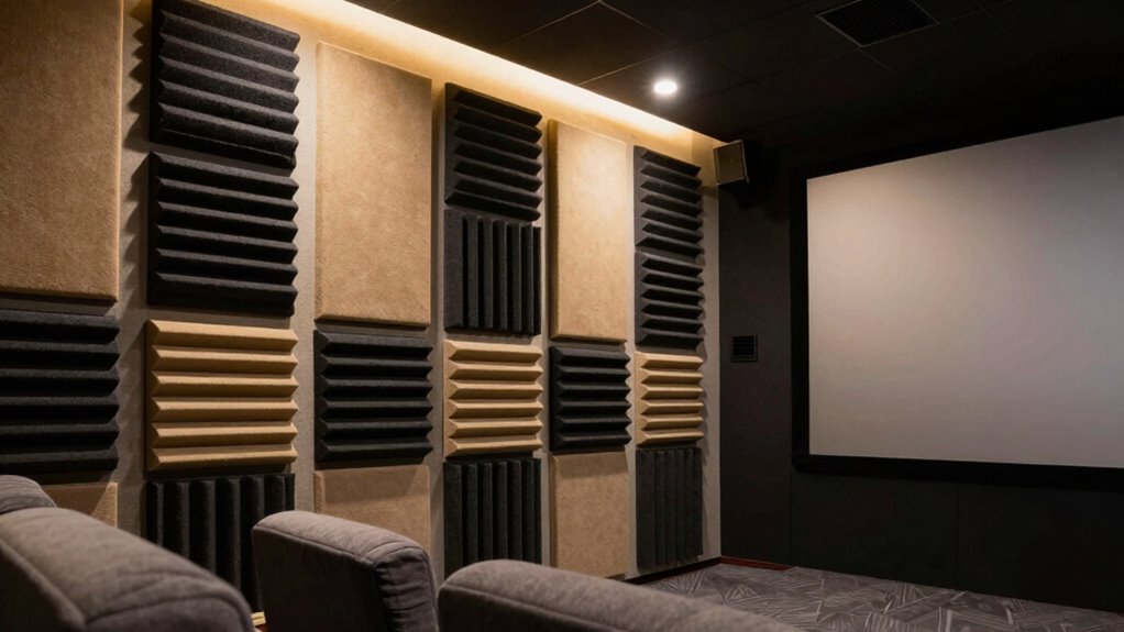 room size acoustics materials aesthetics