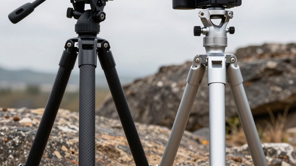sturdy tripod supports heavy equipment