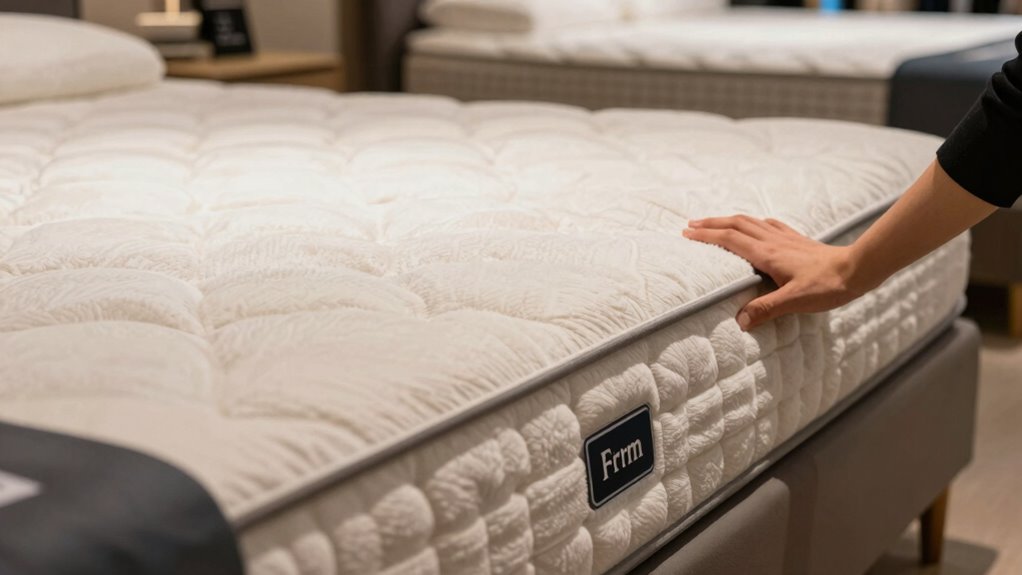 test mattress feel personally