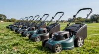 top battery lawn mowers