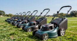 top battery lawn mowers