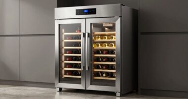 top dual zone wine coolers