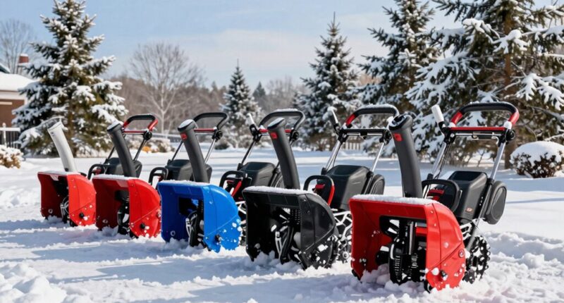 top electric snow blowers