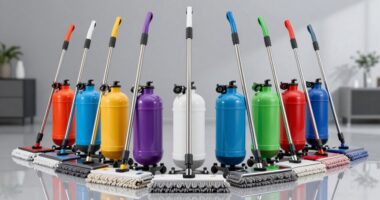 top heavy duty steam mops