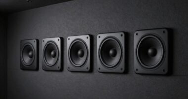 top in wall speakers