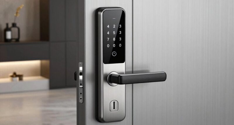top keypad handle locks